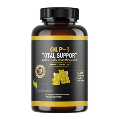 GLP-1 Total Support Gummies | Mango-Pineapple Flavor (30 Servings)