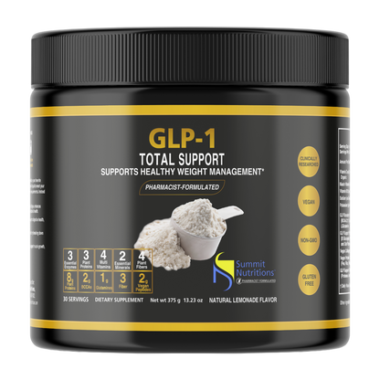 GLP-1 Total Support Powder | With Fiber, Protein, and Collagen (30 Servings)