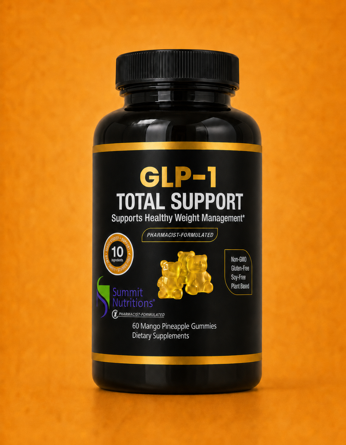 GLP-1 Total Support Gummies | Mango-Pineapple Flavor (30 Servings)