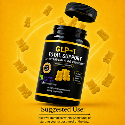 GLP-1 Total Support Gummies | Mango-Pineapple Flavor (30 Servings)