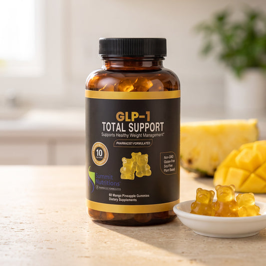 GLP-1 Total Support Gummies | Mango-Pineapple Flavor (30 Servings)